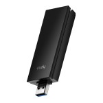 Cudy AX5400 Wi-Fi 6E USB 3.0 Tri-Band High-Gain Adapter-Black Cudy AX5400 Wi-Fi 6E USB 3.0 Tri-Band High-Gain Adapter-Black