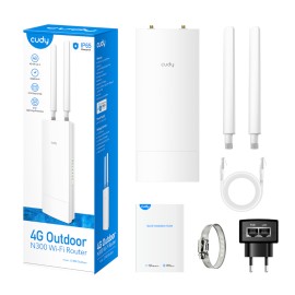 Cudy LT400 4G LTE N300 300Mbps Wi-Fi Outdoor Router Cudy LT400 4G LTE N300 300Mbps Wi-Fi Outdoor Router
