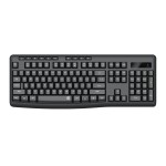 Redragon BK-7367 Full-size Ergonomic Wireless Membrane Office Keyboard - Black Redragon BK-7367 Full-size Ergonomic Wireless Membrane Office Keyboard - Black
