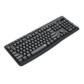 Redragon BK-7367 Full-size Ergonomic Wireless Membrane Office Keyboard - Black Redragon BK-7367 Full-size Ergonomic Wireless Membrane Office Keyboard - Black