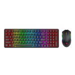 Redragon S162 RGB 3-Mode Wireless Mechanical Gaming Keyboard and Mouse Combo - Black Redragon S162 RGB 3-Mode Wireless Mechanical Gaming Keyboard and Mouse Combo - Black