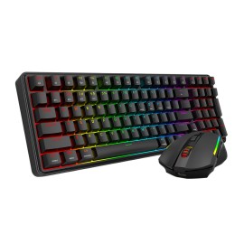 Redragon S162 RGB 3-Mode Wireless Mechanical Gaming Keyboard and Mouse Combo - Black Redragon S162 RGB 3-Mode Wireless Mechanical Gaming Keyboard and Mouse Combo - Black