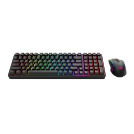 Redragon S162 RGB 3-Mode Wireless Mechanical Gaming Keyboard and Mouse Combo - Black Redragon S162 RGB 3-Mode Wireless Mechanical Gaming Keyboard and Mouse Combo - Black