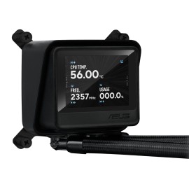 Asus MAX Gaming LC 360 ARGB LCD All-in-one CPU Liquid Cooler - Black