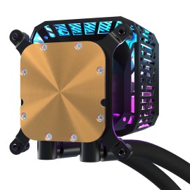 ASRock Phantom Gaming 360 LCD All-in-one Liquid CPU Cooler - Black