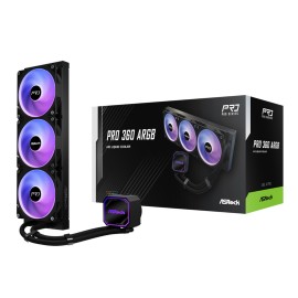 ASRock PRO 360 ARGB All-in-one Liquid CPU Cooler - Black ASRock PRO 360 ARGB All-in-one Liquid CPU Cooler - Black