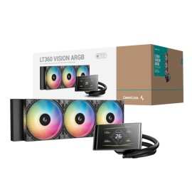 DeepCool LT360 VISION ARGB 4.5" LCD All-in-one CPU Liquid Cooler - Black DeepCool LT360 VISION ARGB 4.5" LCD All-in-one CPU Liquid Cooler - Black