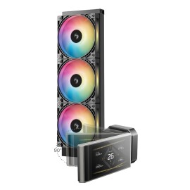 DeepCool LT360 VISION ARGB 4.5" LCD All-in-one CPU Liquid Cooler - Black DeepCool LT360 VISION ARGB 4.5" LCD All-in-one CPU Liquid Cooler - Black