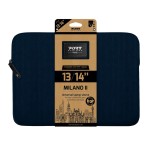 Port Designs Milano II Eco 13/14" Universal Laptop Sleeve - Navy Blue Port Designs Milano II Eco 13/14" Universal Laptop Sleeve - Navy Blue