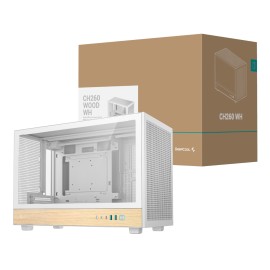 DeepCool CH260 Wood mATX Gaming Chassis White DeepCool CH260 Wood mATX Gaming Chassis White