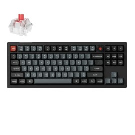 Keychron V3 Ultra 80% 8K Red Switch Hot-Swap RGB Wireless Keyboard - Black Keychron V3 Ultra 80% 8K Red Switch Hot-Swap RGB Wireless Keyboard - Black