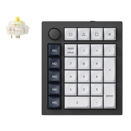 Keychron Q0 Max QMK Gateron Jupiter Banana RGB Wireless Custom Number Pad Shell White Keychron Q0 Max QMK Gateron Jupiter Banana RGB Wireless Custom Number Pad Shell White