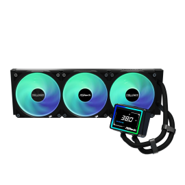 ASRock Challenger 360 Digital AIO Liquid Cooler - Black
