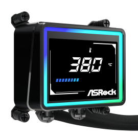 ASRock Challenger 360 Digital AIO Liquid Cooler - Black