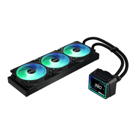 ASRock Challenger 360 Digital AIO Liquid Cooler - Black