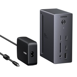 UGreen 14-in-1 USB Type-C TO USB/2x HDMI/DP/RJ45 Docking Station UGreen 14-in-1 USB Type-C TO USB/2x HDMI/DP/RJ45 Docking Station