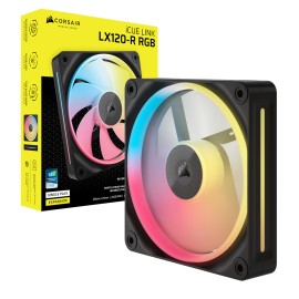 Corsair iCUE LINK LX120-R RGB 120mm PWM Reverse Fan Expansion - Black Corsair iCUE LINK LX120-R RGB 120mm PWM Reverse Fan Expansion - Black