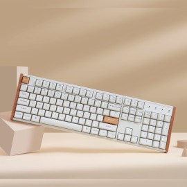 Keychron K10 HE Special Edition Full-size Hot-Swap Gateron Dbl-Rail Nebula Switch RGB Wireless Keyboard - White (Wood + Al) Keychron K10 HE Special Edition Full-size Hot-Swap Gateron Dbl-Rail Nebula Switch RGB Wireless Keyboard - White (Wood + Al)