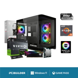 PCBuilder Ryzen 5 8400F RECON Windows 11 Gaming PC PCBuilder Ryzen 5 8400F RECON Windows 11 Gaming PC