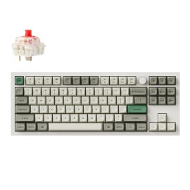 Keychron Q3 Max 80% Full Assembled Knob Red Switch Hot-Swap Gateron Jupiter RGB Wireless Keyboard - Shell White Keychron Q3 Max 80% Full Assembled Knob Red Switch Hot-Swap Gateron Jupiter RGB Wireless Keyboard - Shell White