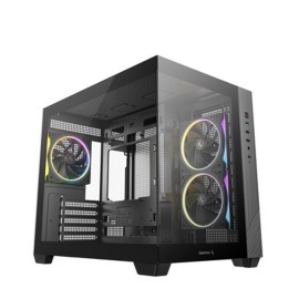 Deepcool CG330 3F Panoramic Dual-Chamber Micro-ATX Gaming Chassis - Black Deepcool CG330 3F Panoramic Dual-Chamber Micro-ATX Gaming Chassis - Black