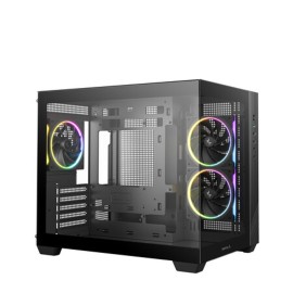 Deepcool CG330 3F Panoramic Dual-Chamber Micro-ATX Gaming Chassis - Black