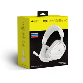 CORSAIR VOID v2 WIRELESS Gaming Headset - White CORSAIR VOID v2 WIRELESS Gaming Headset - White