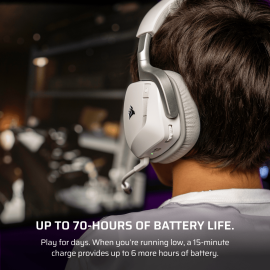 CORSAIR VOID v2 WIRELESS Gaming Headset - White CORSAIR VOID v2 WIRELESS Gaming Headset - White