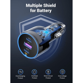 UGREEN 130W USB-C 3-port Car Charger UGREEN 130W USB-C 3-port Car Charger