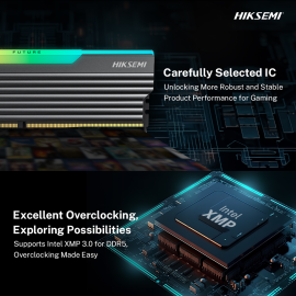 Hiksemi Future RGB 16GBKIT (2x8GB) 3600MHz DDR4 Desktop Gaming Memory Black Hiksemi Future RGB 16GBKIT (2x8GB) 3600MHz DDR4 Desktop Gaming Memory Black