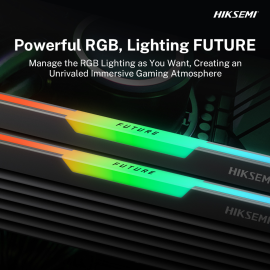 Hiksemi Future RGB 16GBKIT (2x8GB) 3600MHz DDR4 Desktop Gaming Memory Black Hiksemi Future RGB 16GBKIT (2x8GB) 3600MHz DDR4 Desktop Gaming Memory Black