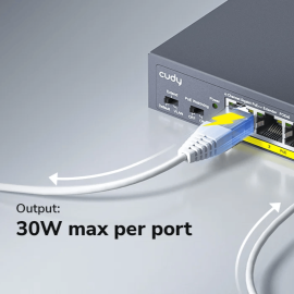 Cudy 4 Port Gigabit PoE 1x PoE Input 60W Switch Cudy 4 Port Gigabit PoE 1x PoE Input 60W Switch