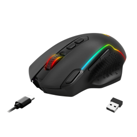 Redragon TAIPAN MAX 12000DPI Wireless Gaming Mouse - Black Redragon TAIPAN MAX 12000DPI Wireless Gaming Mouse - Black