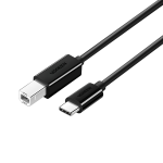 UGreen USB Type-C to B Male Printing Cable 2m - Black UGreen USB Type-C to B Male Printing Cable 2m - Black