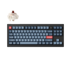 Keychron V3 Max QMK/VIA 80% Wireless Custom Mechanical Keyboard (Brown Switch) – Carbon Black Keychron V3 Max QMK/VIA 80% Wireless Custom Mechanical Keyboard (Brown Switch) – Carbon Black