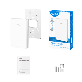 Cudy AC1200 Gigabit Dual-Band Wi-Fi 5 Wall-Plate Access Point Cudy AC1200 Gigabit Dual-Band Wi-Fi 5 Wall-Plate Access Point