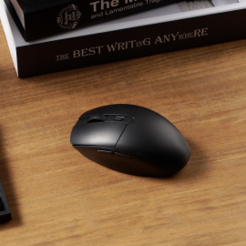 Keychron BM22-A9 1K Huano Micro Switch Wireless Mouse (BT/2.4GHz/Wired) - Black Keychron BM22-A9 1K Huano Micro Switch Wireless Mouse (BT/2.4GHz/Wired) - Black