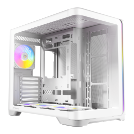 Antec C5 CURVED ARGB ATX | Micro-ATX | ITX ARGB Dual Chamber Mid-Tower Gaming Chassis - White Antec C5 CURVED ARGB ATX | Micro-ATX | ITX ARGB Dual Chamber Mid-Tower Gaming Chassis - White