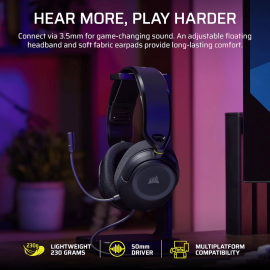 Corsair HS35 v3 Wired Gaming Headset - Carbon Corsair HS35 v3 Wired Gaming Headset - Carbon