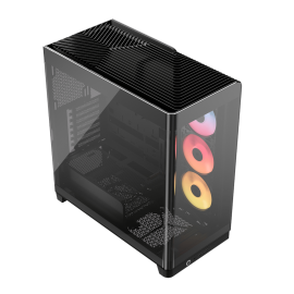 Corsair FRAME 4500X RS-R ARGB Panoramic Glass Mid-Tower PC Case - Black Corsair FRAME 4500X RS-R ARGB Panoramic Glass Mid-Tower PC Case - Black