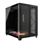 Corsair AIR 5400 LX-R RGB iCUE LINK Triple Chamber Mid-Tower PC Case - Black Corsair AIR 5400 LX-R RGB iCUE LINK Triple Chamber Mid-Tower PC Case - Black