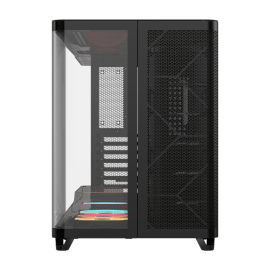 Corsair AIR 5400 LX-R RGB iCUE LINK Triple Chamber Mid-Tower PC Case - Black Corsair AIR 5400 LX-R RGB iCUE LINK Triple Chamber Mid-Tower PC Case - Black