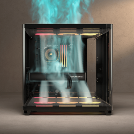 Corsair AIR 5400 LX-R RGB iCUE LINK Triple Chamber Mid-Tower PC Case - Black Corsair AIR 5400 LX-R RGB iCUE LINK Triple Chamber Mid-Tower PC Case - Black