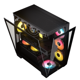 Corsair 2800X RS-R ARGB Micro-ATX PC Case - Black
