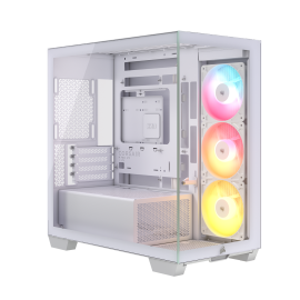 Corsair 2800X RS-R ARGB Micro-ATX PC Case – White Corsair 2800X RS-R ARGB Micro-ATX PC Case – White