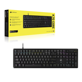 Corsair K70 CORE RGB Mechanical Gaming Keyboard - Black Corsair K70 CORE RGB Mechanical Gaming Keyboard - Black