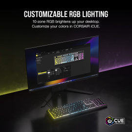 Corsair K55 CORE RGB Gaming Keyboard - Black Corsair K55 CORE RGB Gaming Keyboard - Black