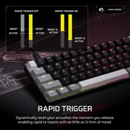 Corsair CLIPPER PRO MINI 60 Hall Effect Gaming Keyboard - Black Corsair CLIPPER PRO MINI 60 Hall Effect Gaming Keyboard - Black