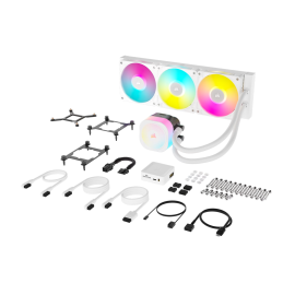 Corsair iCUE LINK TITAN 360 RX RGB AIO Liquid CPU Cooler - White Corsair iCUE LINK TITAN 360 RX RGB AIO Liquid CPU Cooler - White