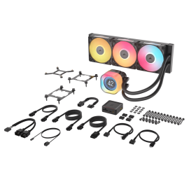 Corsair iCUE LINK TITAN 360 RX LCD Liquid CPU Cooler - Black